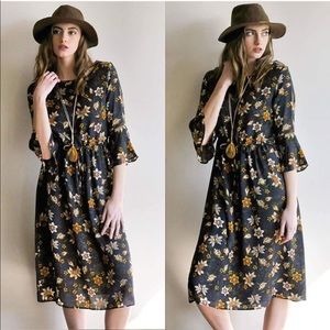 Floral Midi Dress